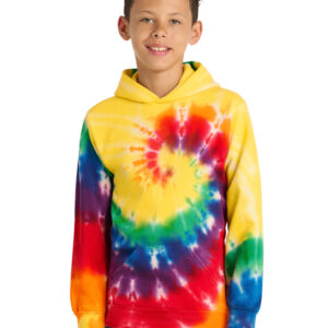 Port & Co™ Youth Tie-Dye Pullover Hooded Sweatshirt
